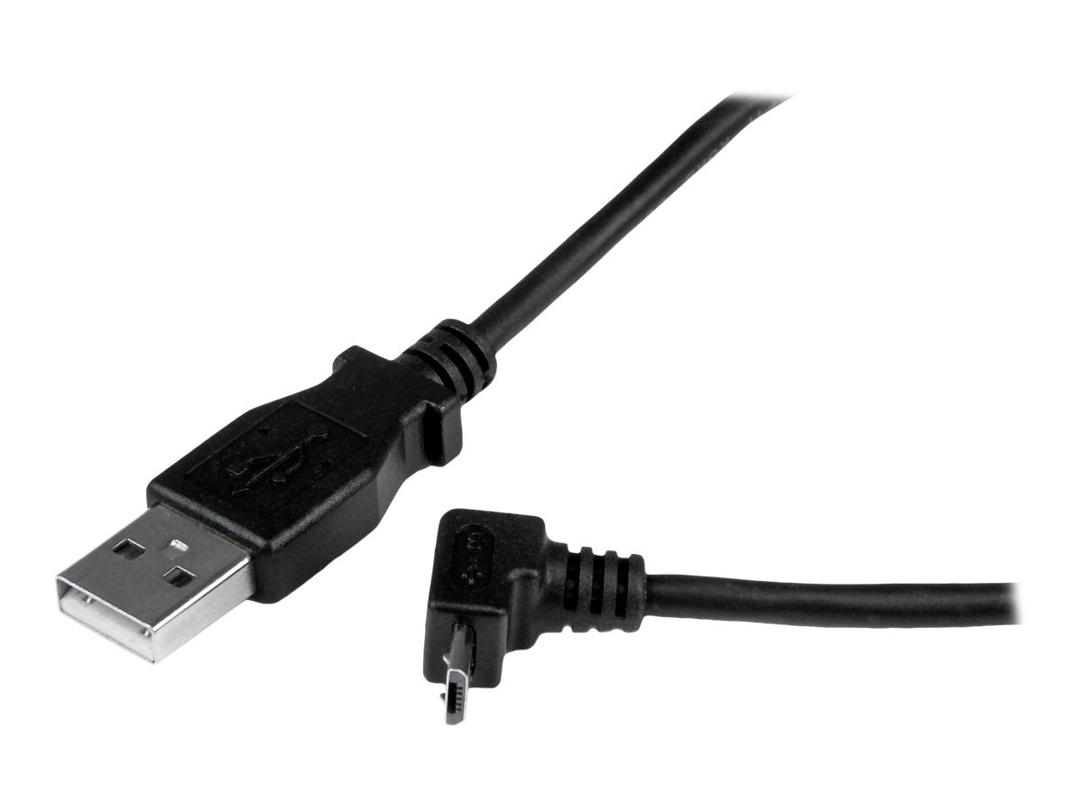 STARTECH.COM 2m Micro USB Kabel - A auf aufwärtsgewinkeltes Micro B - Detailansicht