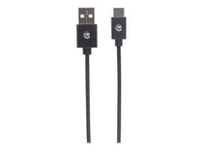MANHATTAN USB 2.0 Typ C-Kabel 2m Detailansicht