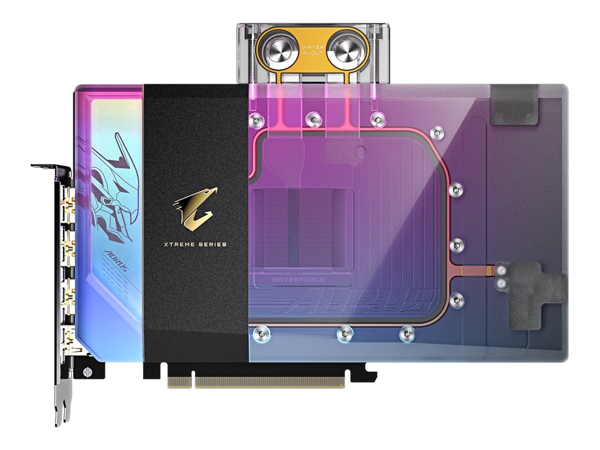 GIGABYTE AORUS GeForce RTX 5090 XTREME WATERFORCE WB 32GB Vorderansicht
