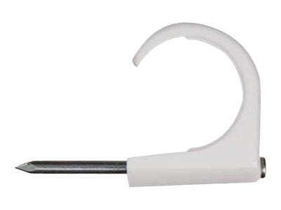 Verpackung der SCHNEIDER ELECTRIC Nagelschelle TC22-26 (2,5/45/21mm) weiss 50 Stück