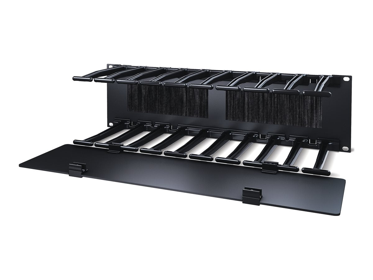 APC Cable Management Rack-Kabelführungsplatte mit Abdeckung 3U - Detailansicht
