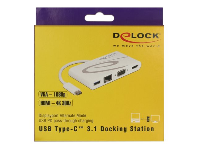 DELOCK USB Type-C 3.1 Dockingstation Verpackung