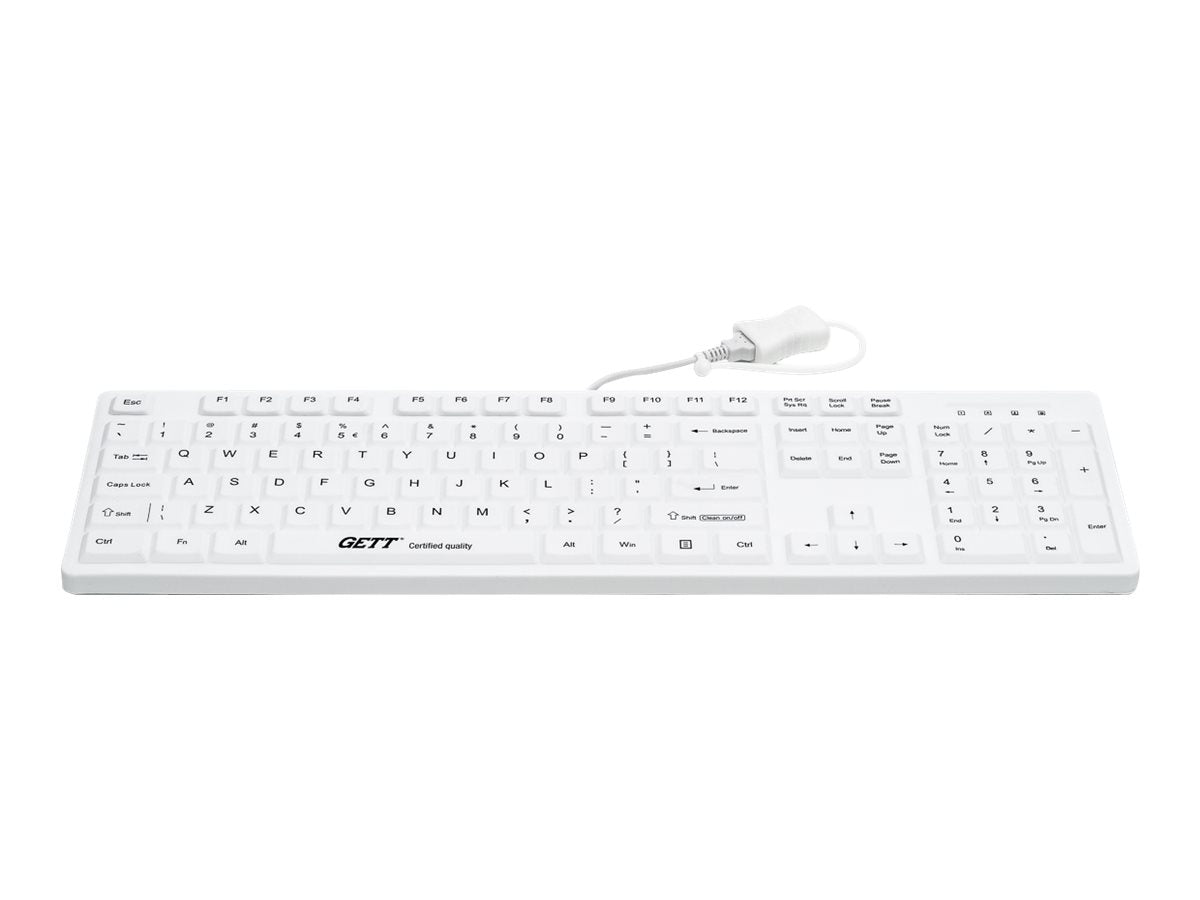 GETT GCQ CleanType Easy Protect Silikon Tastatur Vorderansicht
