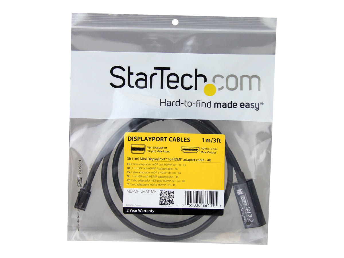 STARTECH.COM Mini DisplayPort to HDMI Converter Cable Verpackung