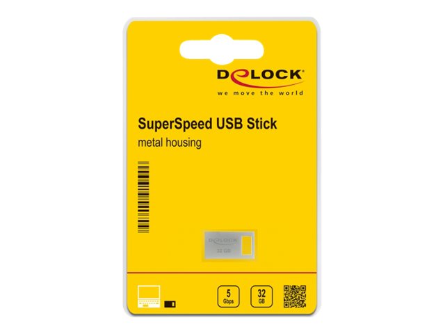 DELOCK USB 3.2 Gen 1 Speicherstick 32GB Verpackung