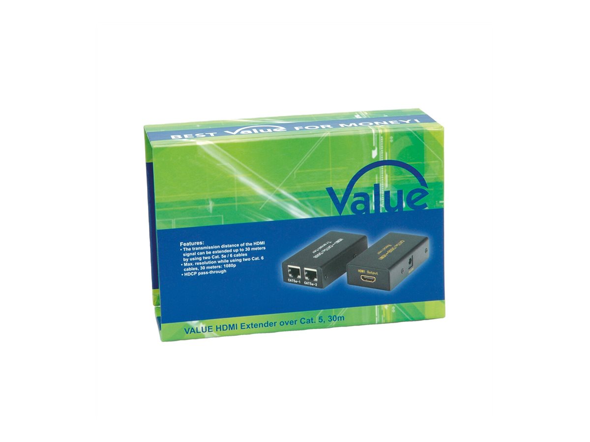 VALUE HDMI Verlängerung über Twisted Pair 25m - Verpackung