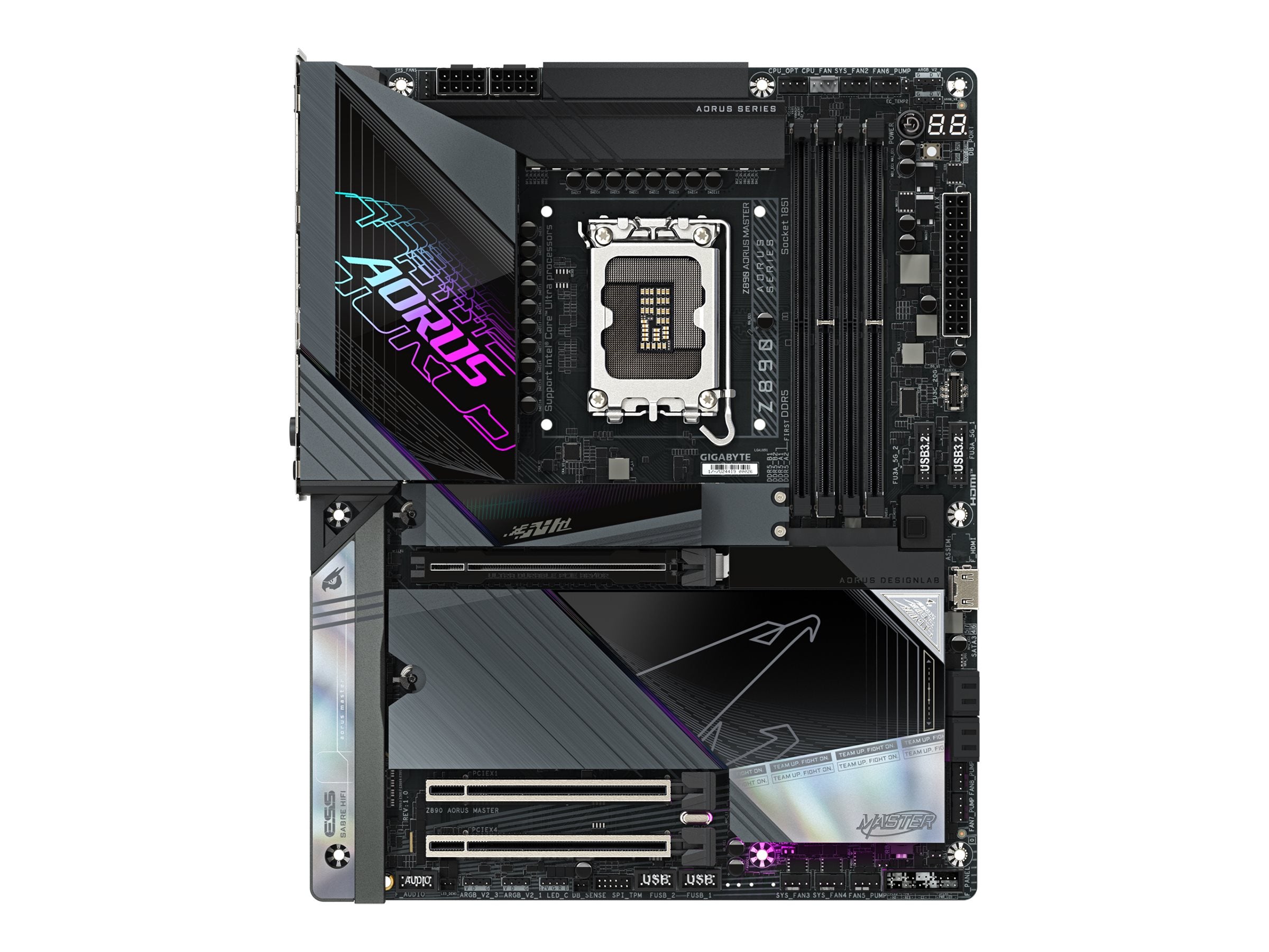 GIGABYTE Z890 AORUS MASTER Motherboard Vorderansicht