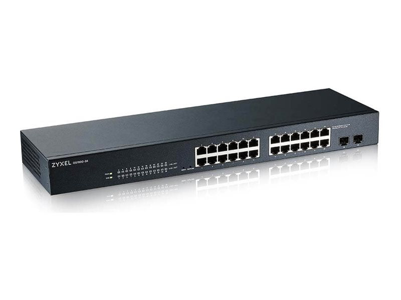 ZYXEL GS1900-24 v2 24-port GbE L2 Smart Switch Vorderansicht