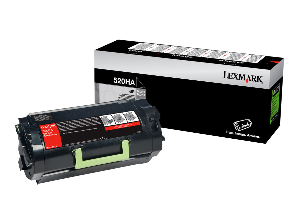 LEXMARK 520HA Toner schwarz Vorderansicht