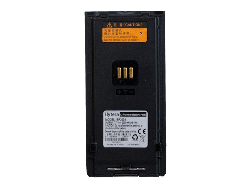 HYTERA Smart Li-Polymer-Akku IP68 2000 mAh 7.7V Vorderansicht