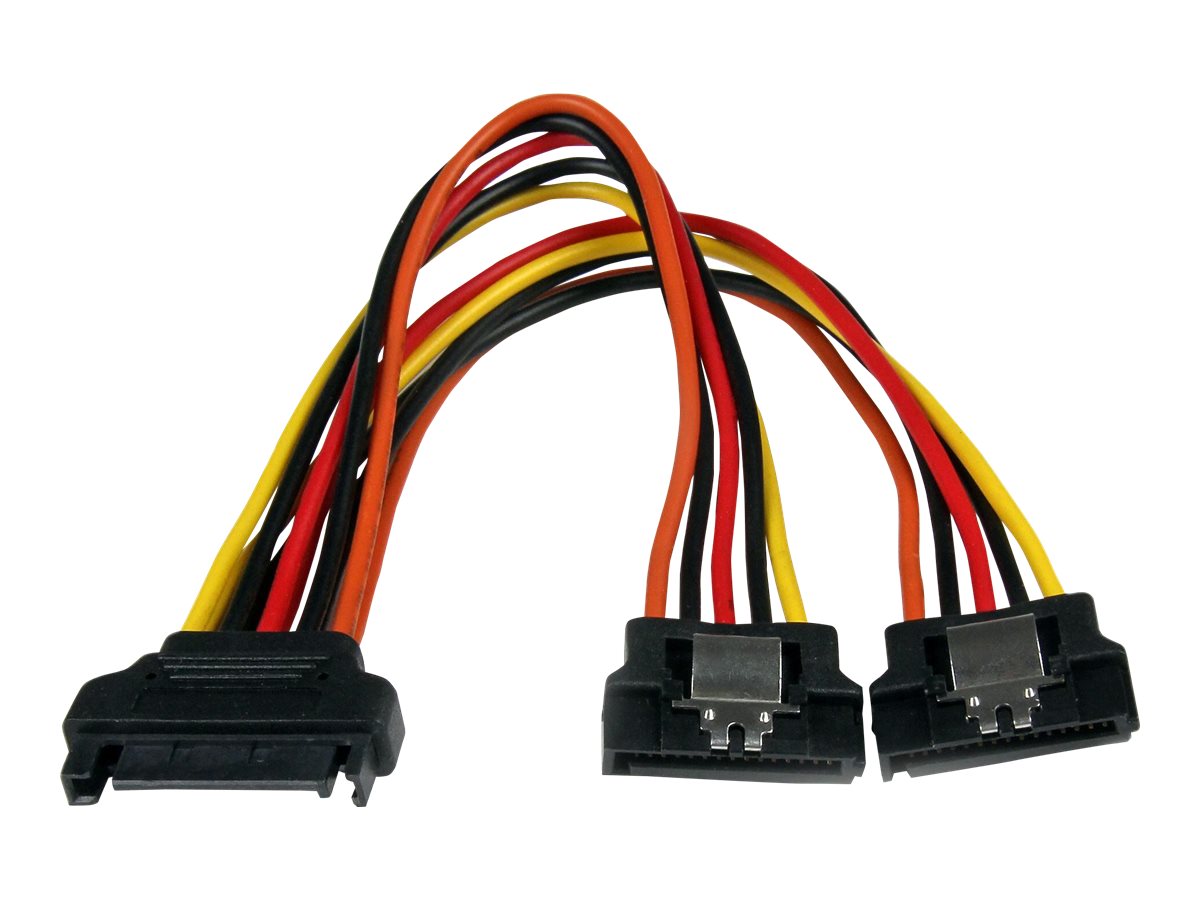 STARTECH.COM 6in Latching SATA Power Y Splitter Cable Adapter - M/F Anschlussansicht
