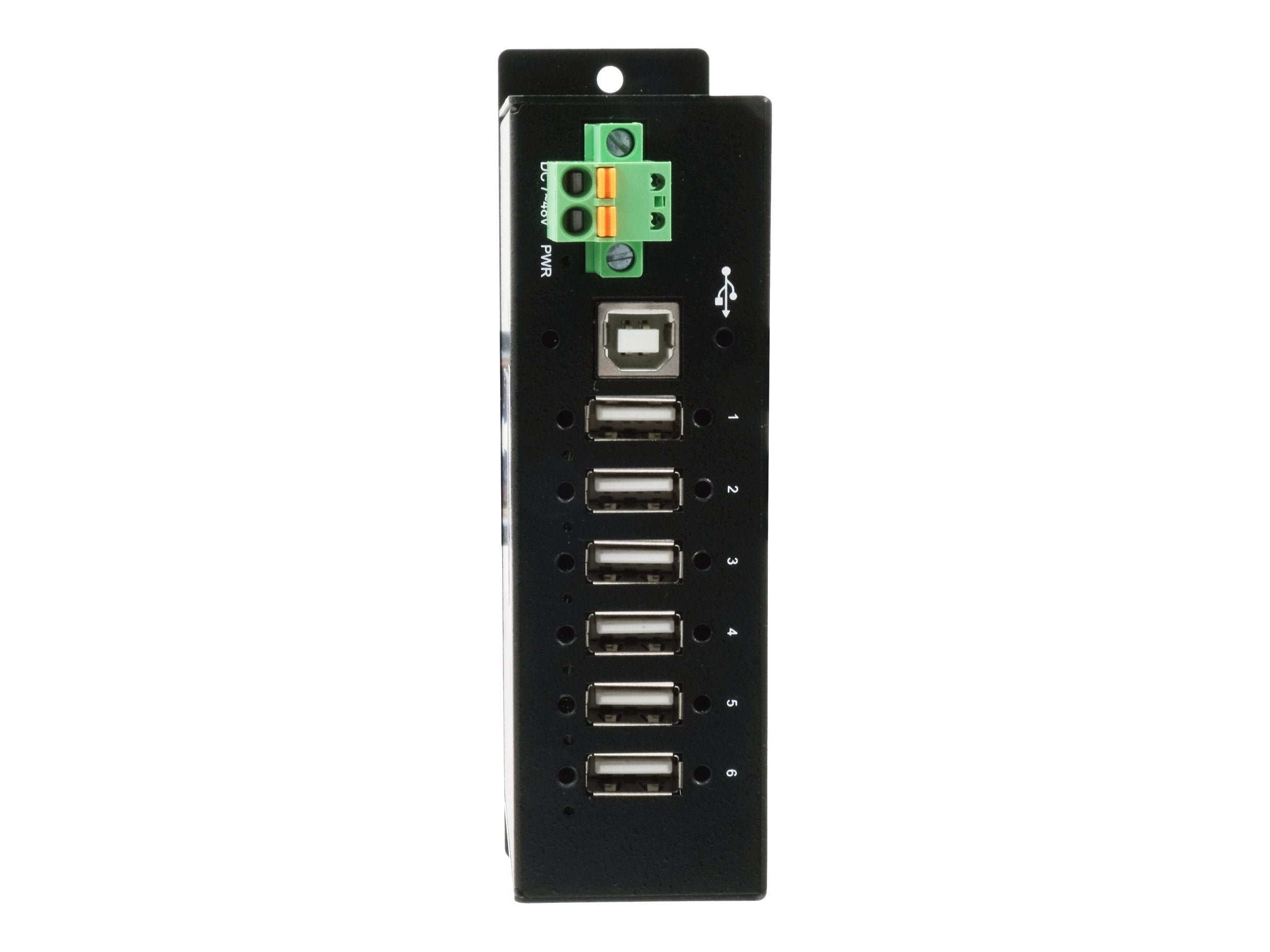 EXSYS EX-1596HMVS 6 Port USB 2.0 Hub Vorderansicht