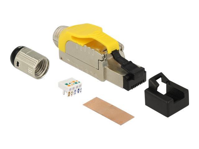 DELOCK RJ45 Stecker feldkonfektionierbar Cat.6A Metall