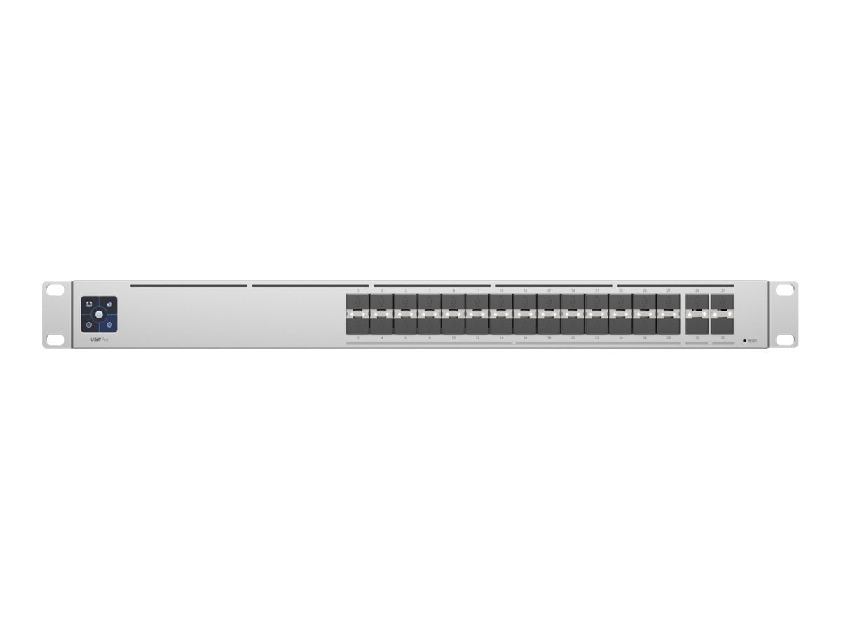 UBIQUITI USW-PRO-Aggregation Switch Rückansicht