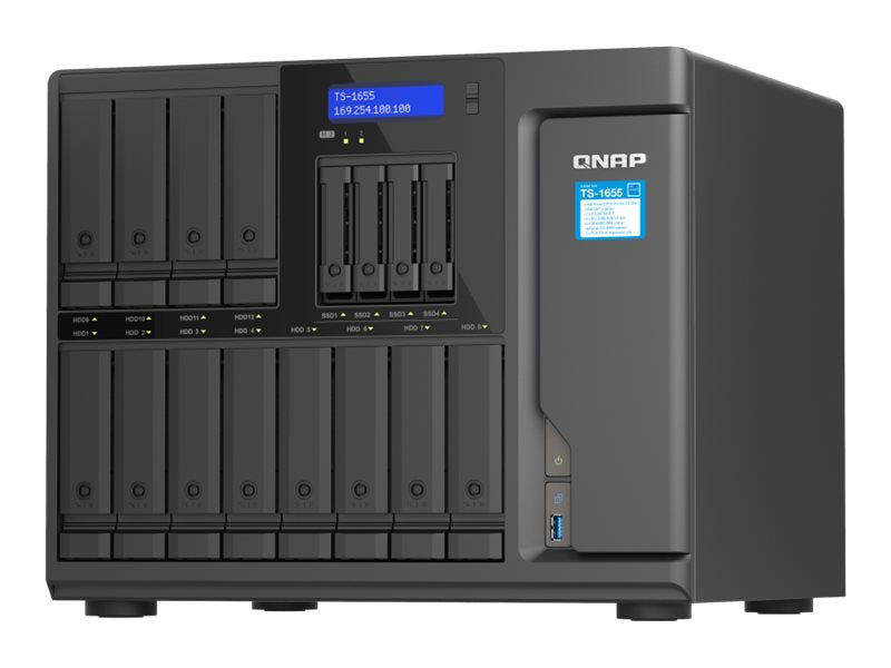 QNAP TS-1655-8G NAS-Server Vorderansicht