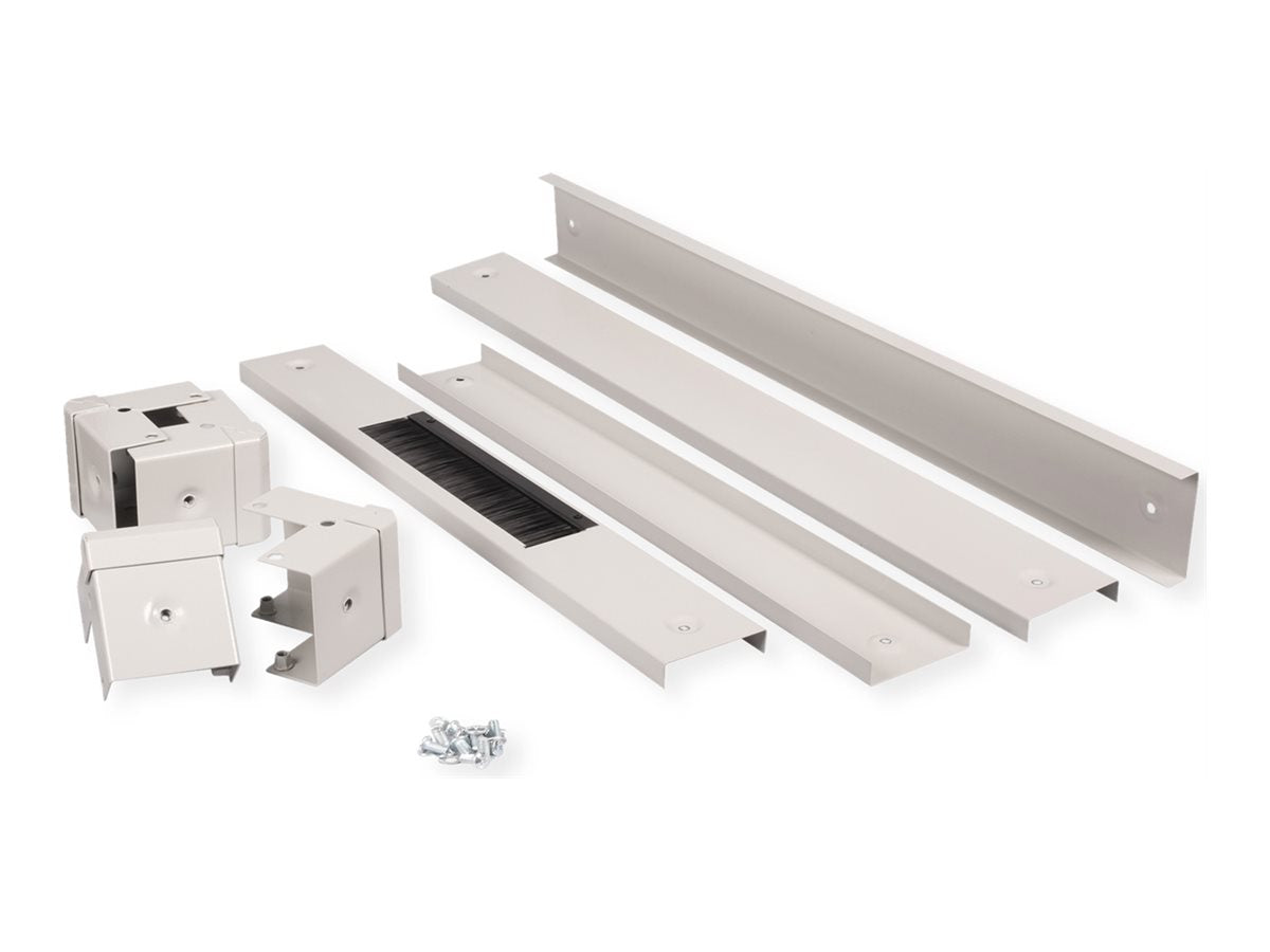 ROLINE Sockel für Netzwerkschrank 800x1000 BxT grau - Vorderansicht