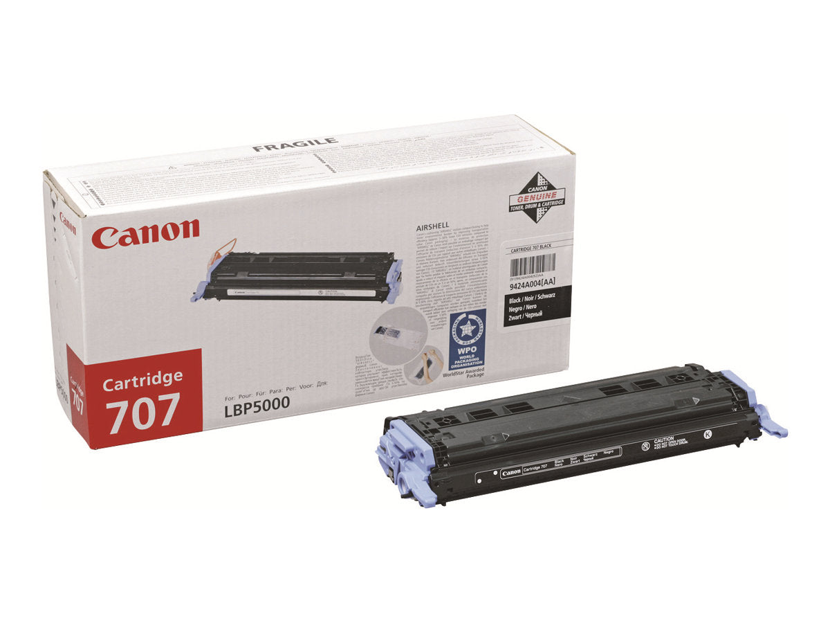 CANON 707 Toner schwarz Standardkapazität Vorderansicht