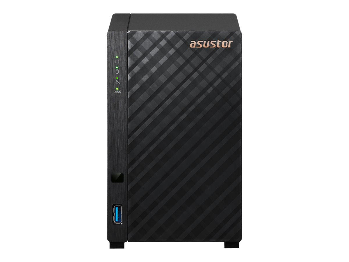 ASUSTOR NAS 2-BAY REALTEK RTD1619B 4C 1.7 GHZ Rückansicht