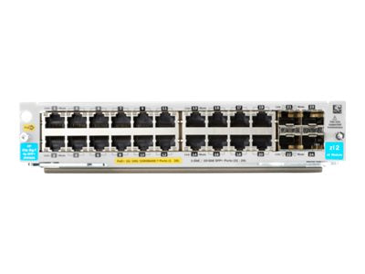 HPE 20p PoE+ / 4p SFP+ v3 zl2 Mod Verpackung