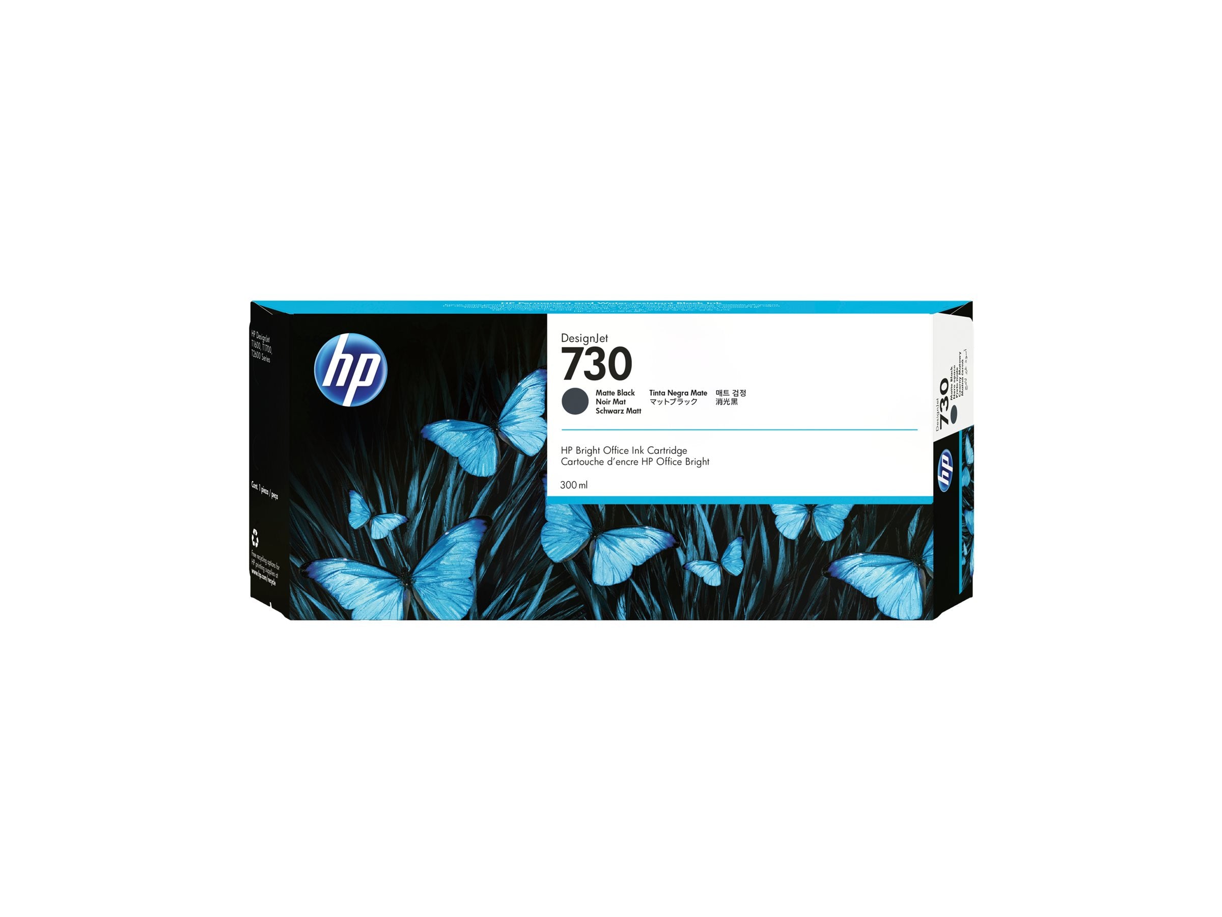 HP 730 300 ml Tinte Matt Schwarz - Verpackung