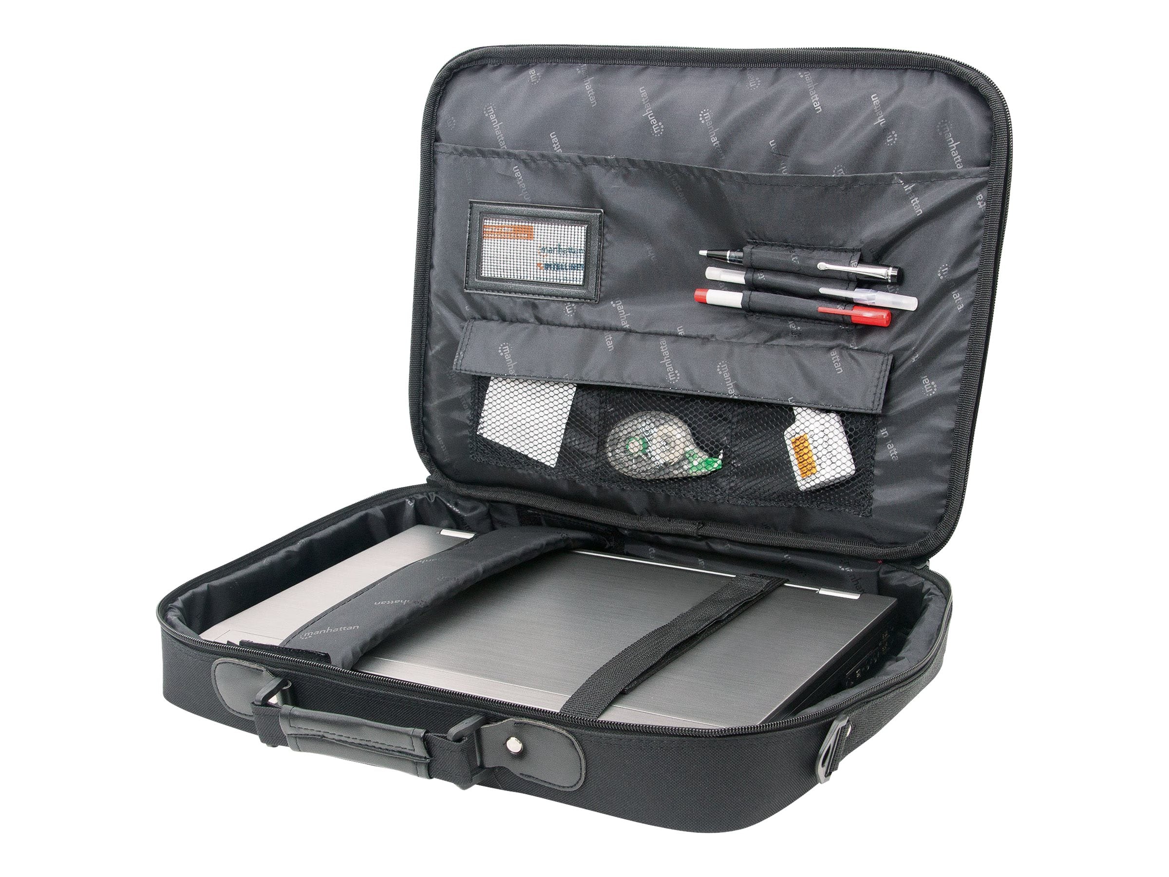 MANHATTAN Notebook Tasche Empire Top Load Seitenansicht