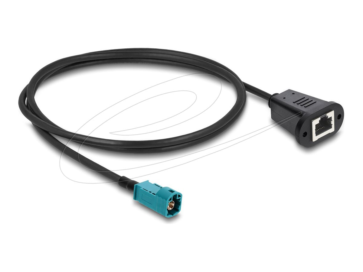 DELOCK Kabel HSD Z Stecker zu RJ45 Buchse 1m - Vorderansicht