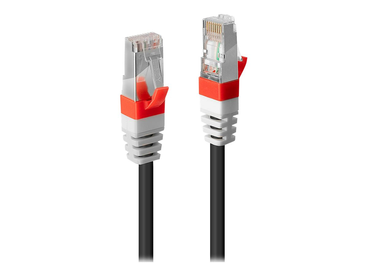 LINDY SSTP Cat.6A Kabel schwarz 15m LSOH - Detailansicht