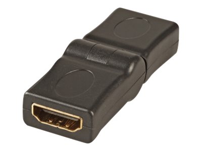 EFB HDMI Adapter Typ A Buchse aus Typ A Buchse 180 Grad vergossen vergoldete Kontakte - Vorderansicht