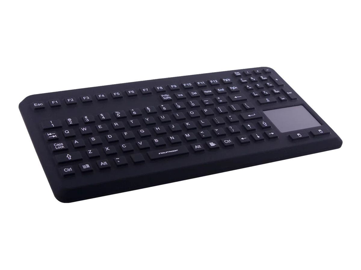 GETT InduProof Advanced Silikon Tastatur mit Touchpad Vorderansicht