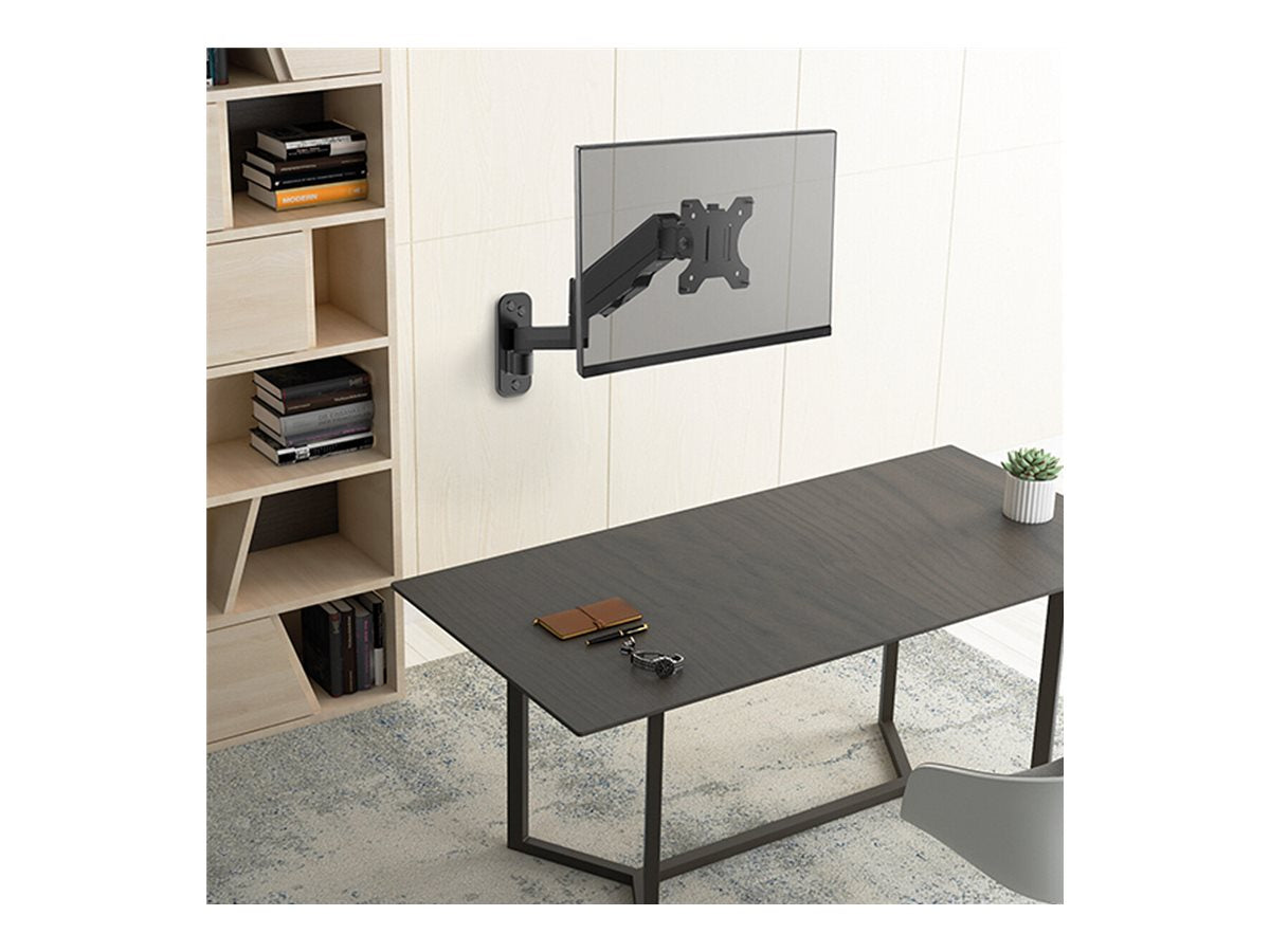 VALUE LCD-Arm Wandmontage 5 Gelenke schwarz - Seitenansicht