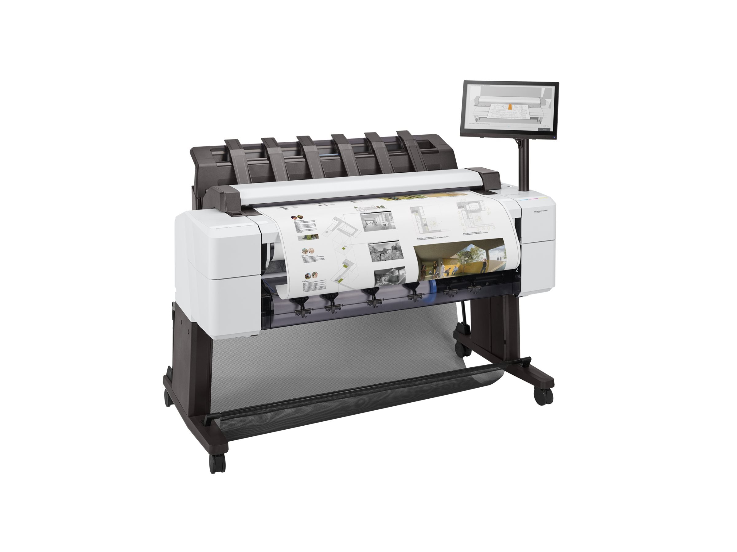 HP DesignJet T2600dr PS Multifunktionsdrucker Vorderansicht
