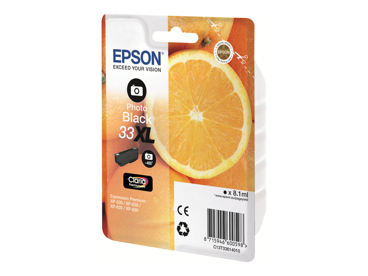EPSON 5LB Singlepack Photo Black 33XL Claria Premium Ink Verpackung