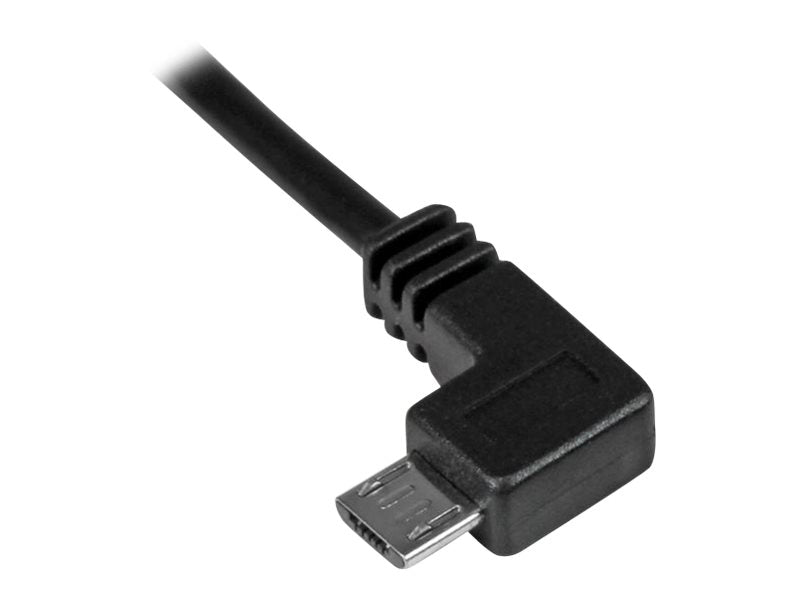 STARTECH.COM Micro-USB Charge-and-Sync Cable M/M - Left-Angle Micro-USB - 0.5 m - Verpackung