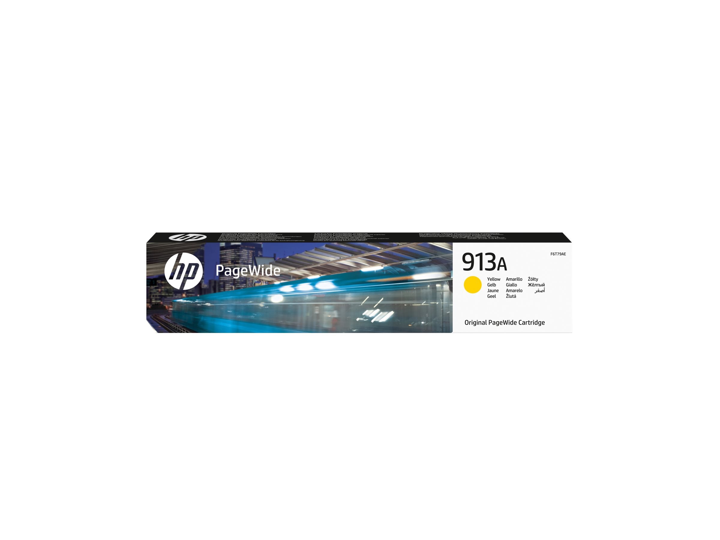 HP 913A original yellow PageWide cartridge Vorderansicht