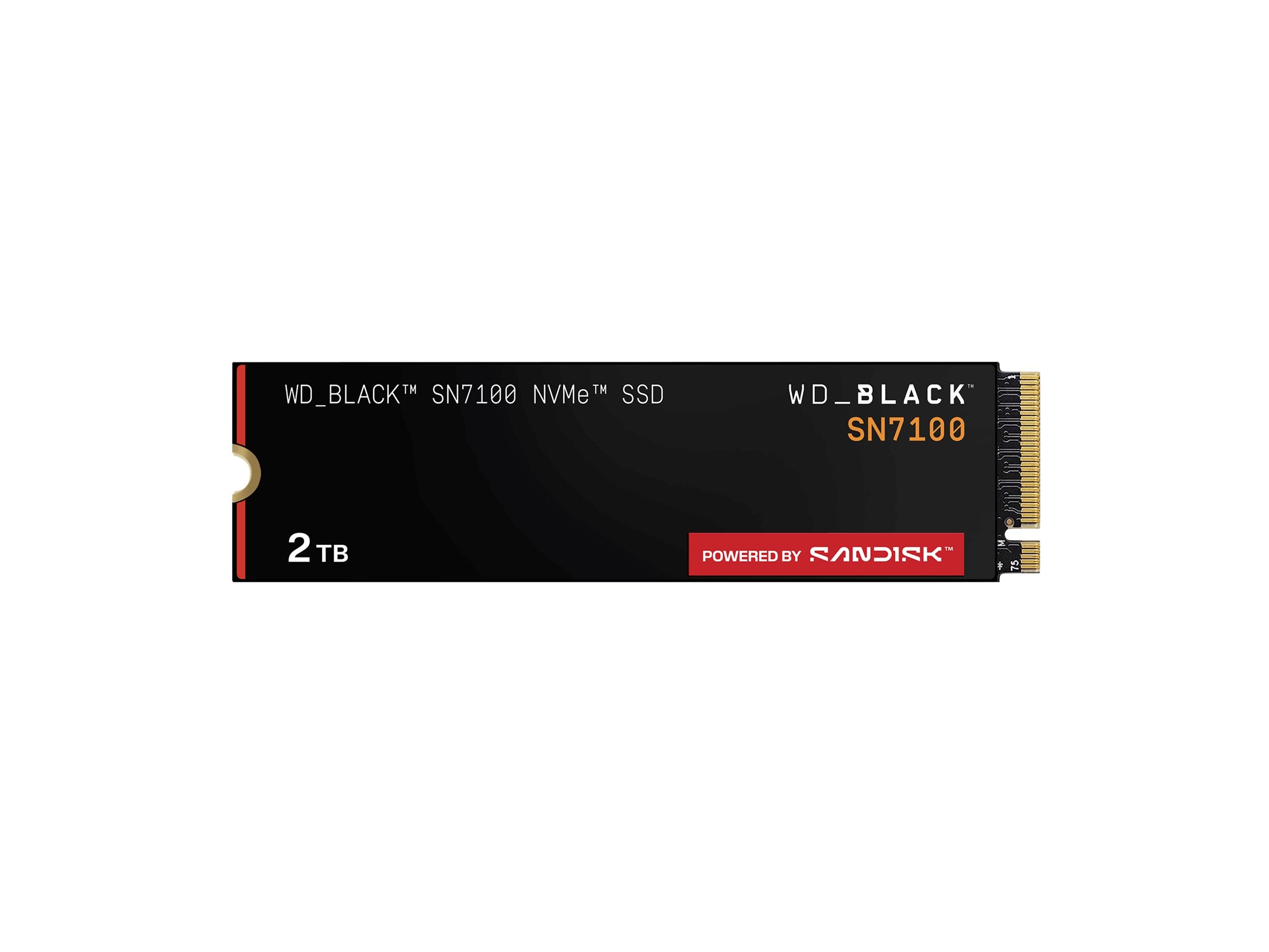 SANDISK WD Black SN7100 NVMe SSD 2TB Verpackung