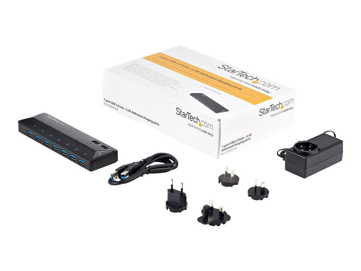 STARTECH.COM 7 Port USB 3.0 Hub Detailansicht