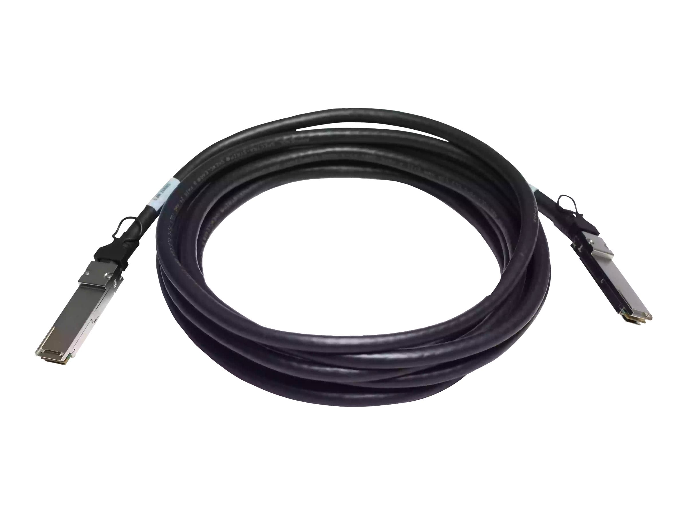 HPE X242 40G QSFP+ to QSFP+ 5m DAC Cable Vorderansicht