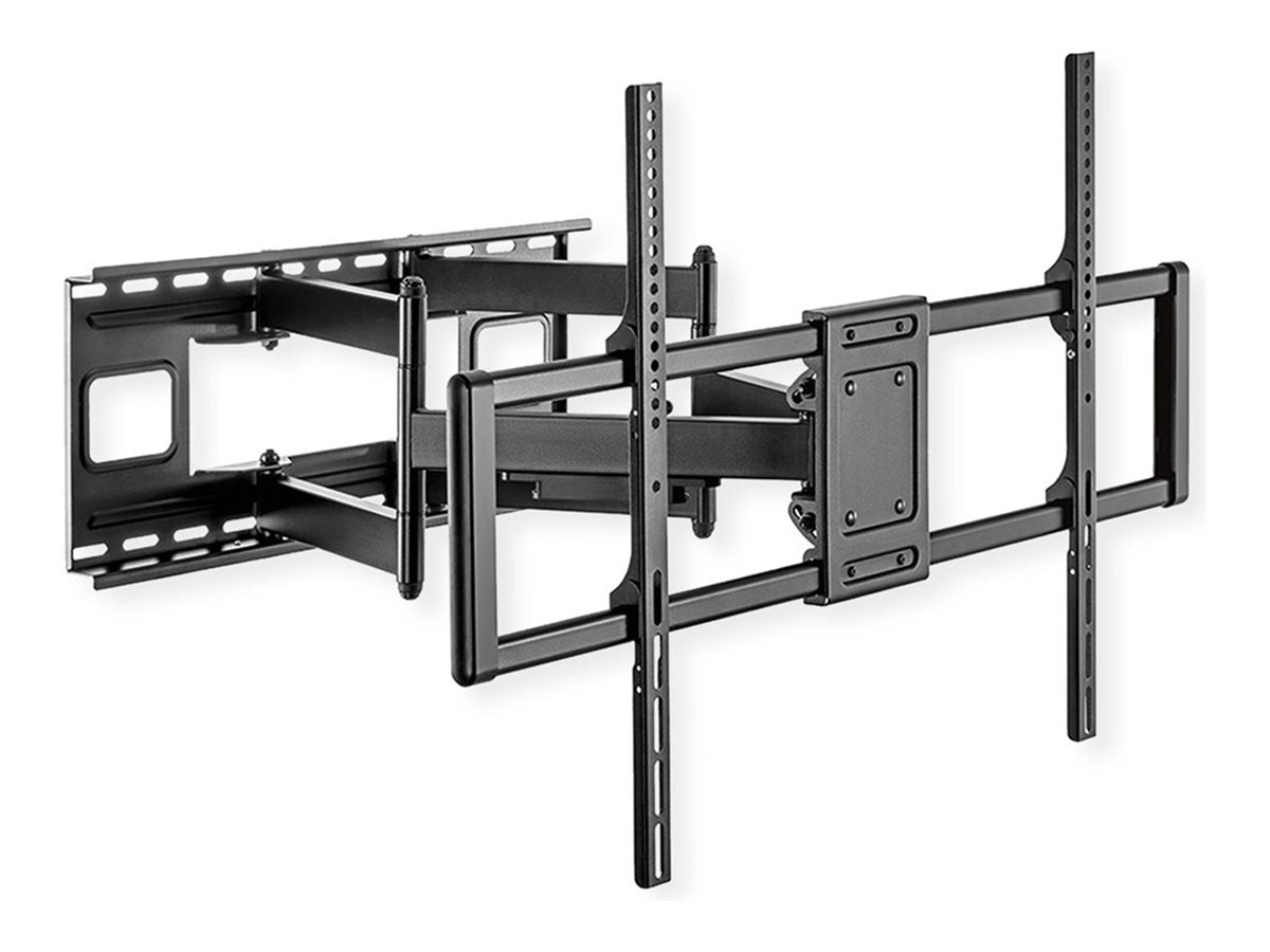 VALUE TV-Wandhalterung flexibel 120 kg 304,8cm schwarz - Vorderansicht