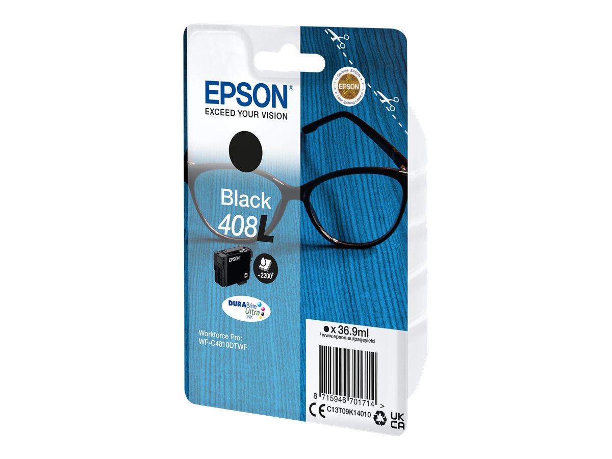 EPSON 4LB Singlepack Black 408L DURABrite Ultra Ink Verpackung