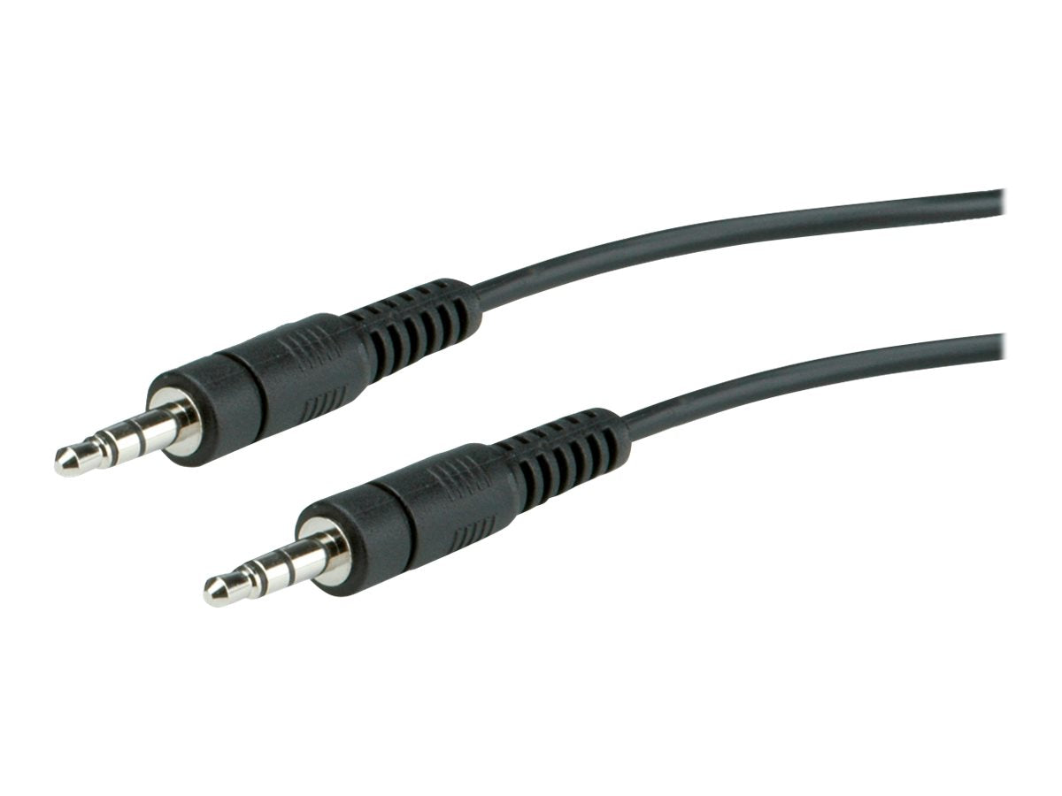 ROLINE 3,5mm Verbindungskabel ST / ST 3m - Vorderansicht