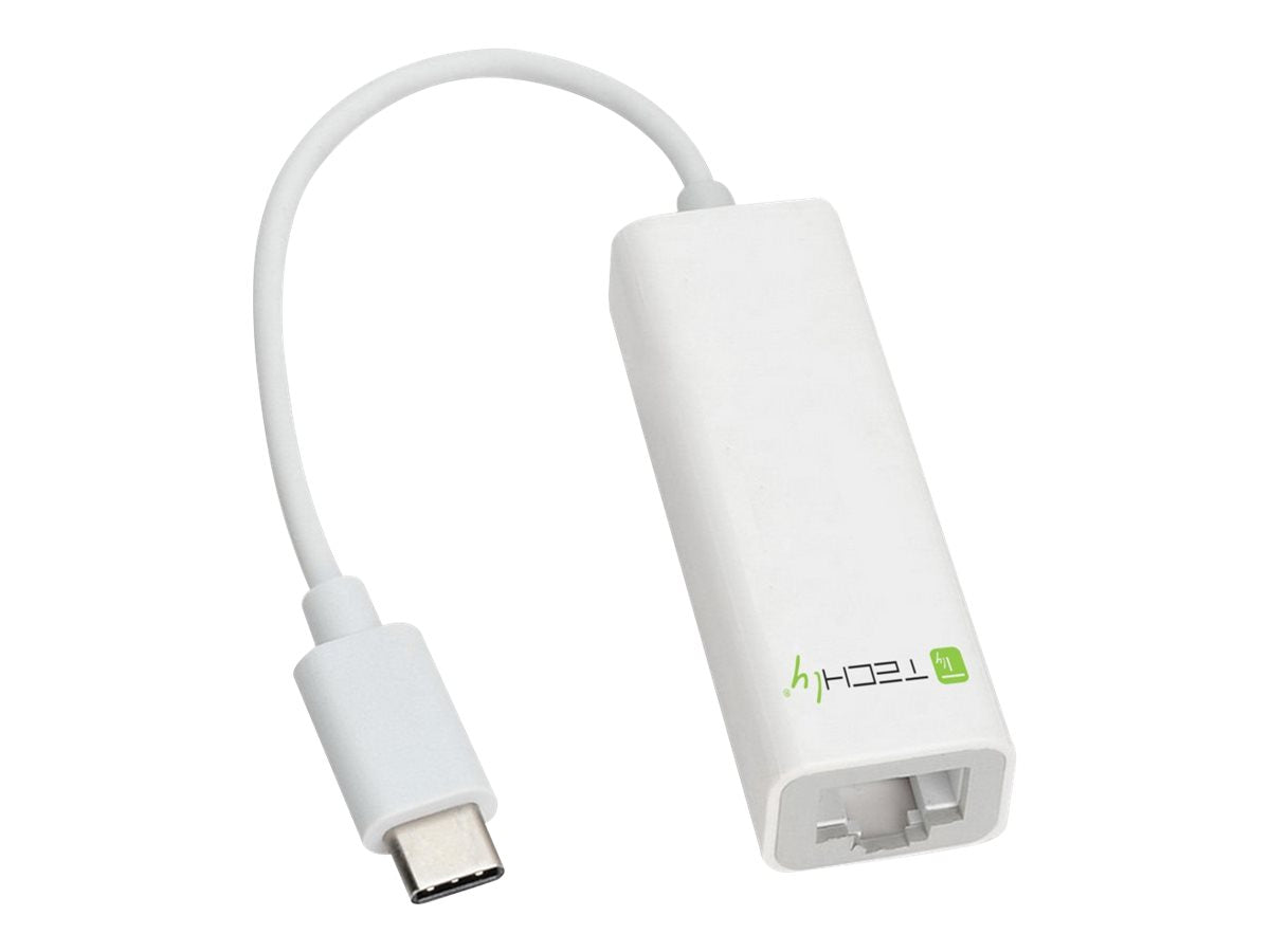 TECHLY USB 3.1 Typ C auf RJ45 Gigabit Konverter - Vorderansicht