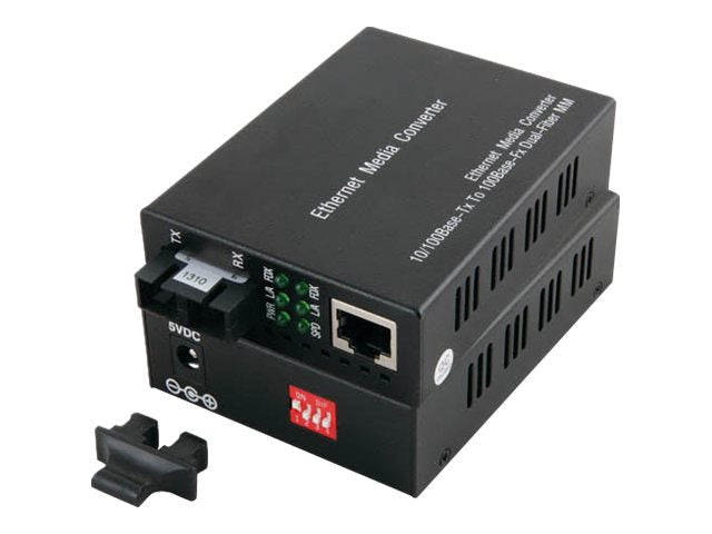EFB Medienkonverter Fast Ethernet RJ45 auf Singlemode SC 100FX 10KM - Vorderansicht