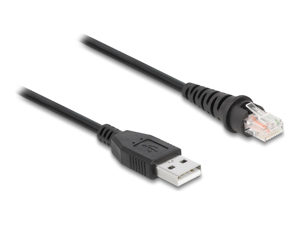 DELOCK RJ50 zu USB 2.0 Typ-A Barcodescanner Kabel 2m