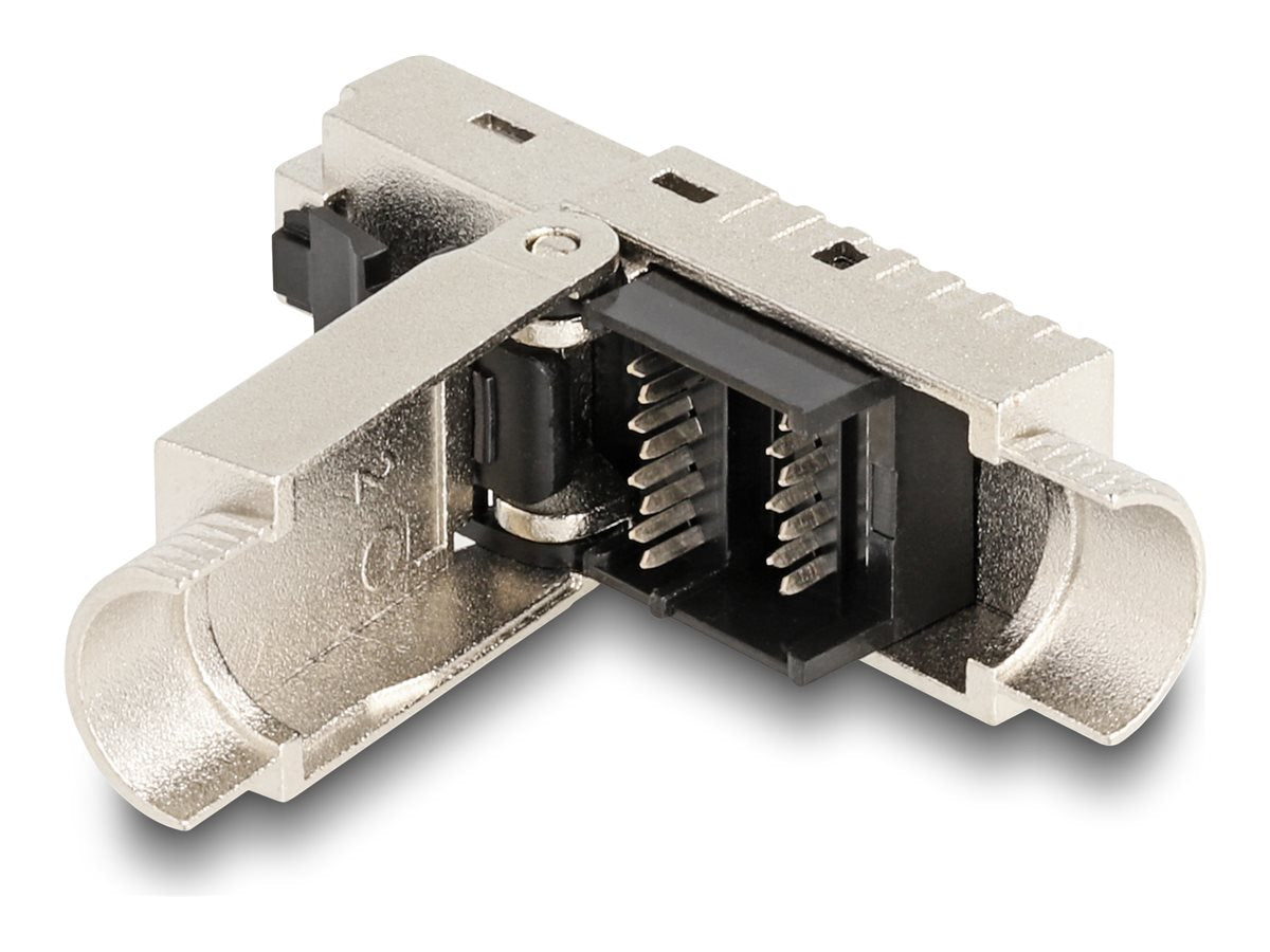 DELOCK RJ45 Stecker feldkonfektionierbar Cat.6A - Vorderansicht