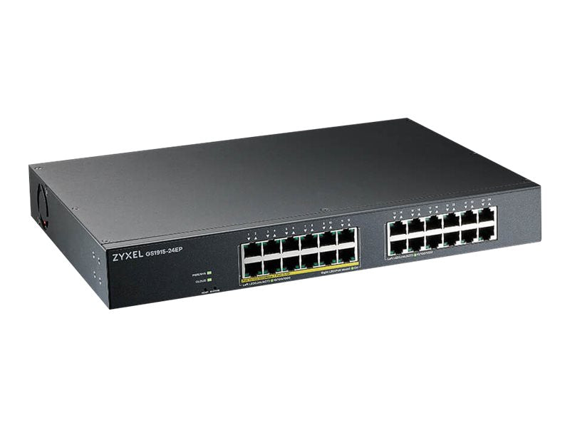 ZYXEL GS1915-24EP 24G PoE Switch Vorderansicht