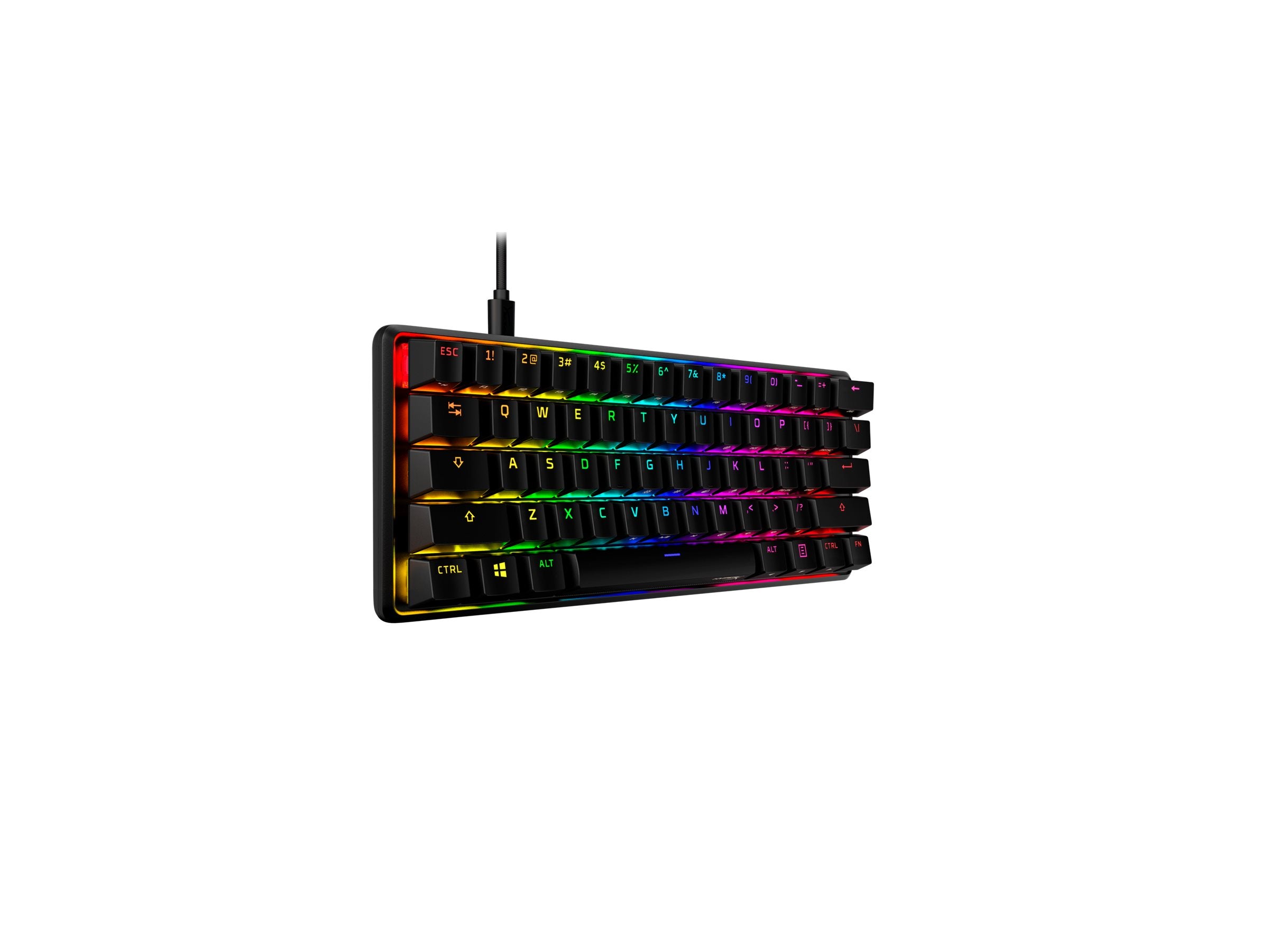 HP HyperX Alloy Origins HX Red Gaming Keyboard 60-GR (P) Vorderansicht