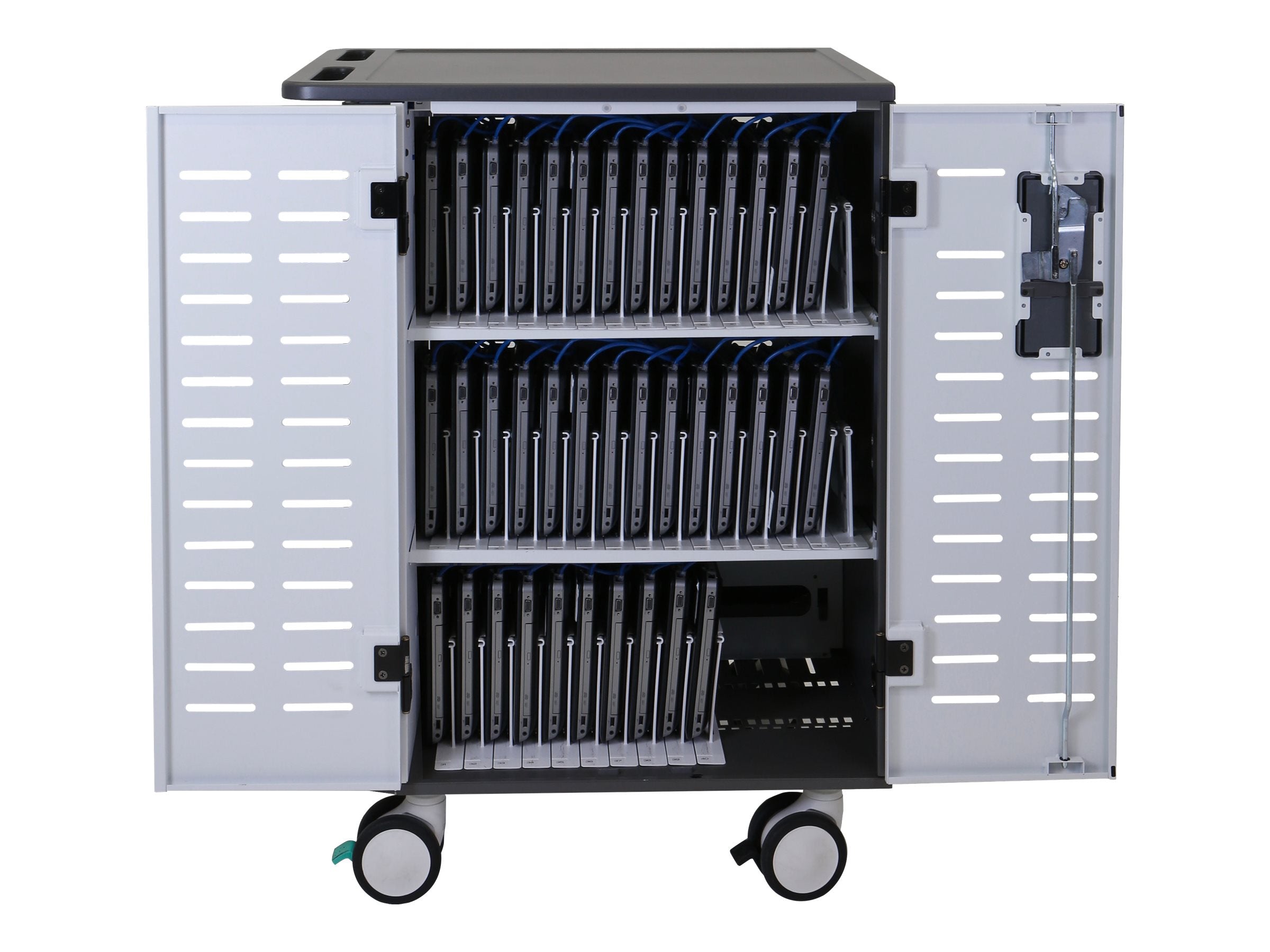 Verpackung des ERGOTRON ZIP40 Lade-/Managementwagens