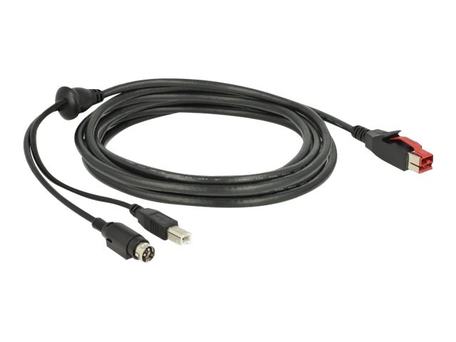 DELOCK PoweredUSB Kabel Vorderansicht