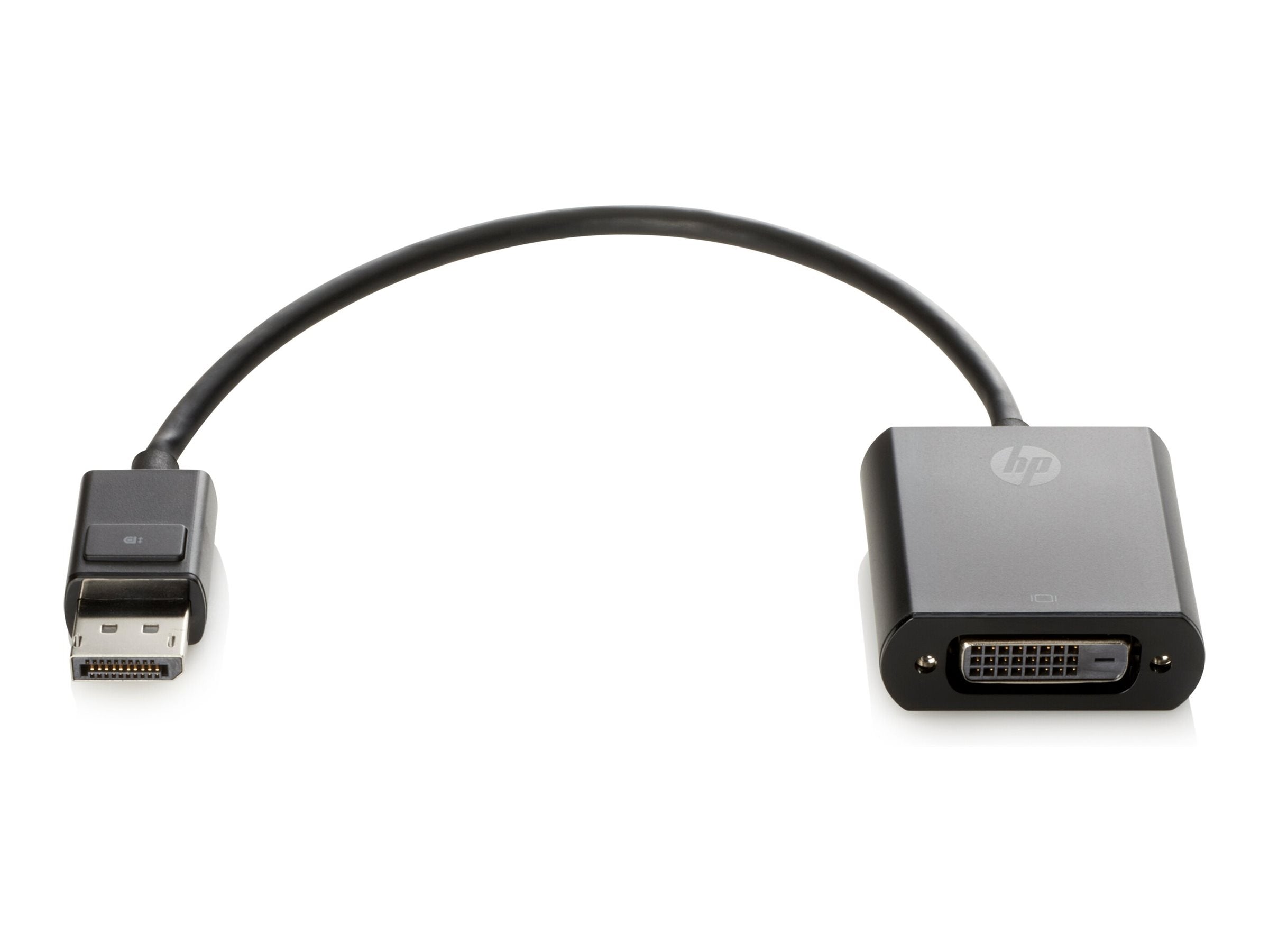 HP Display Port auf DVI-D Adapter Anschlussansicht