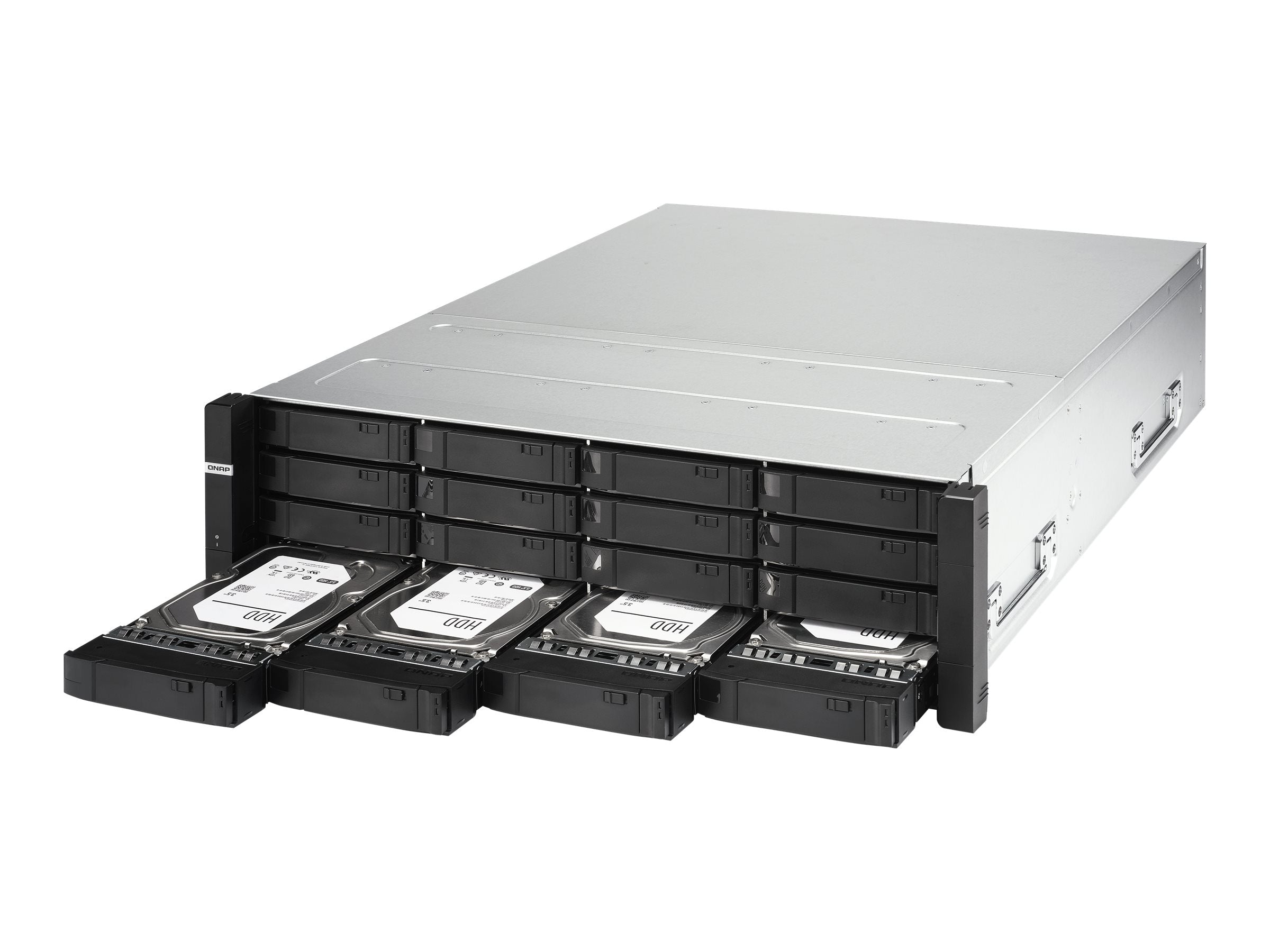 QNAP ES1686dc-2142IT-96G NAS-Server Vorderansicht